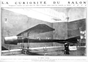 Avionul Coanda-1910 prezentat la Salonul international aeronautic de la Paris 1910