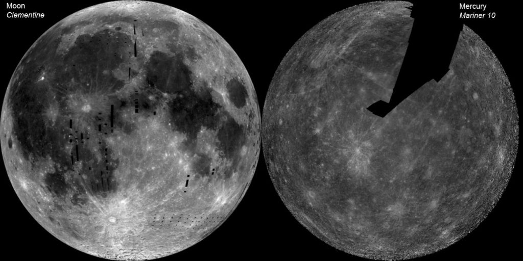 Mariner 10. Sonda spatiala americana a fotografiat pentru prima oara planeta Mercur